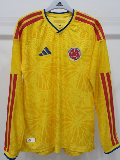 2026 Colombia home long sleeve player version S-XXL